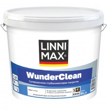 LINNIMAX WUNDERCLEAN / ЛИННИМАКС ВУНДЕРКЛИН краска интерьерная акриловая глубокоматовая, база 1, 9л