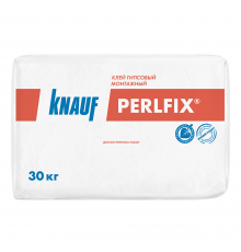 KNAUF PERLFIX / КНАУФ ПЕРЛФИКС клей монтажный на основе гипса с полимерными добавками для ГКЛ (30кг)
