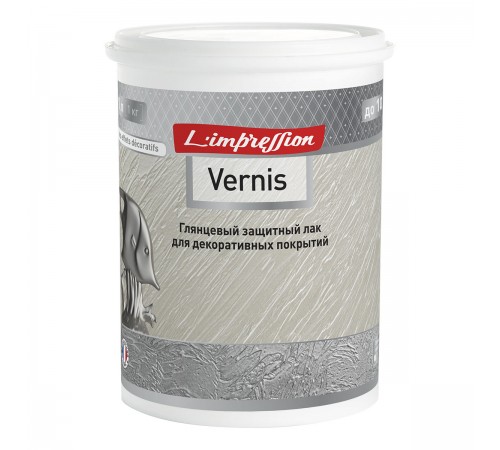LIMPRESSION VERNIS лак защитный для декоративных покрытий, глянцевый (1л) LIMPRESSION VERNIS лак защитный для декоративных покрытий, глянцевый (1л)