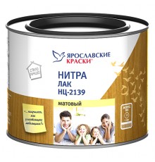 ЯРОСЛАВСКИЕ КРАСКИ НЦ-2139 нитралак по дереву, для внутренних работ, матовый 0,7кг