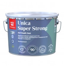 TIKKURILA UNICA SUPER STRONG EP лак универсальный износостойкий, высокоглянцевый (9л)