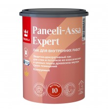Tikkurila Paneeli Assa Expert EP лак для стен и потолков, акриловый, матовый (0,9л)