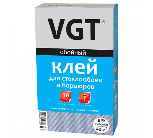 VGT / ВГТ клей для стеклообоев и бордюров, сухой (300гр)
