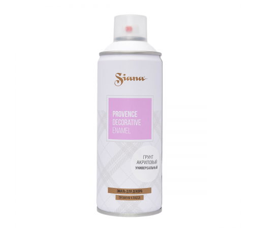 SIANA PROVENCE / СИАНА ПРОВАНС грунт акриловый аэрозольный белый 520мл SIANA PROVENCE / СИАНА ПРОВАНС грунт акриловый аэрозольный белый 520мл