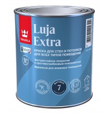 TIKKURILA LUJA EXTRA 7 / ТИККУРИЛА ЛУЯ ЭКСТРА 7 краска для влажных помещений антигрибковая акриловая матовая база С 0,9 л