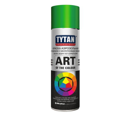 TYTAN PROFESSIONAL ART OF THE COLOR / ТИТАН ПРОФЕШИОНАЛ АРТ ОФ ВЕ КОЛОР краска по ржавчине с молотковым эффектом, зеленый (400мл)